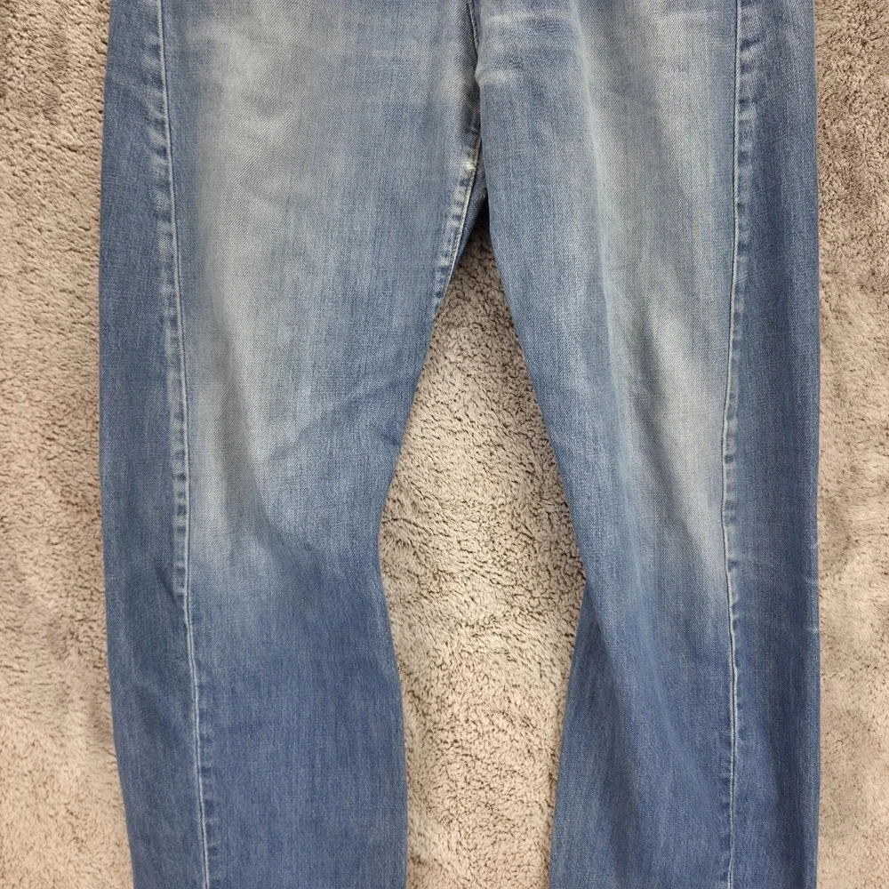 Vintage Levis Engineered Jeans Mens 32x34 Blue Light Wash Twisted Button Fly